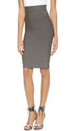 BCBGMAXAZRIA Leger Pencil Skirt dark fatigue at Shopbop